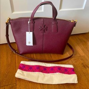 Gorgeous brand new Tory Burch McGraw Satchel